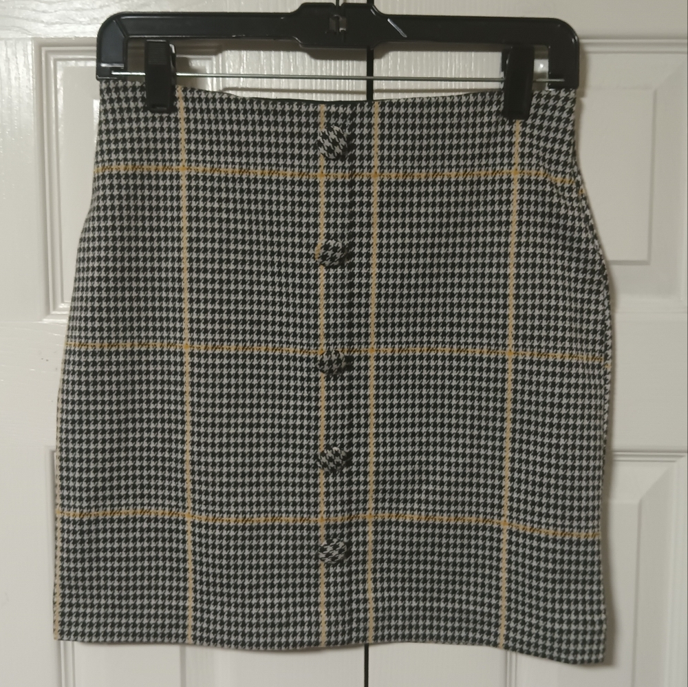 Sanctuary Check Her Out Mini Skirt